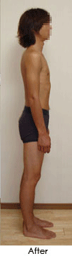 Animated rotation of a client's posture