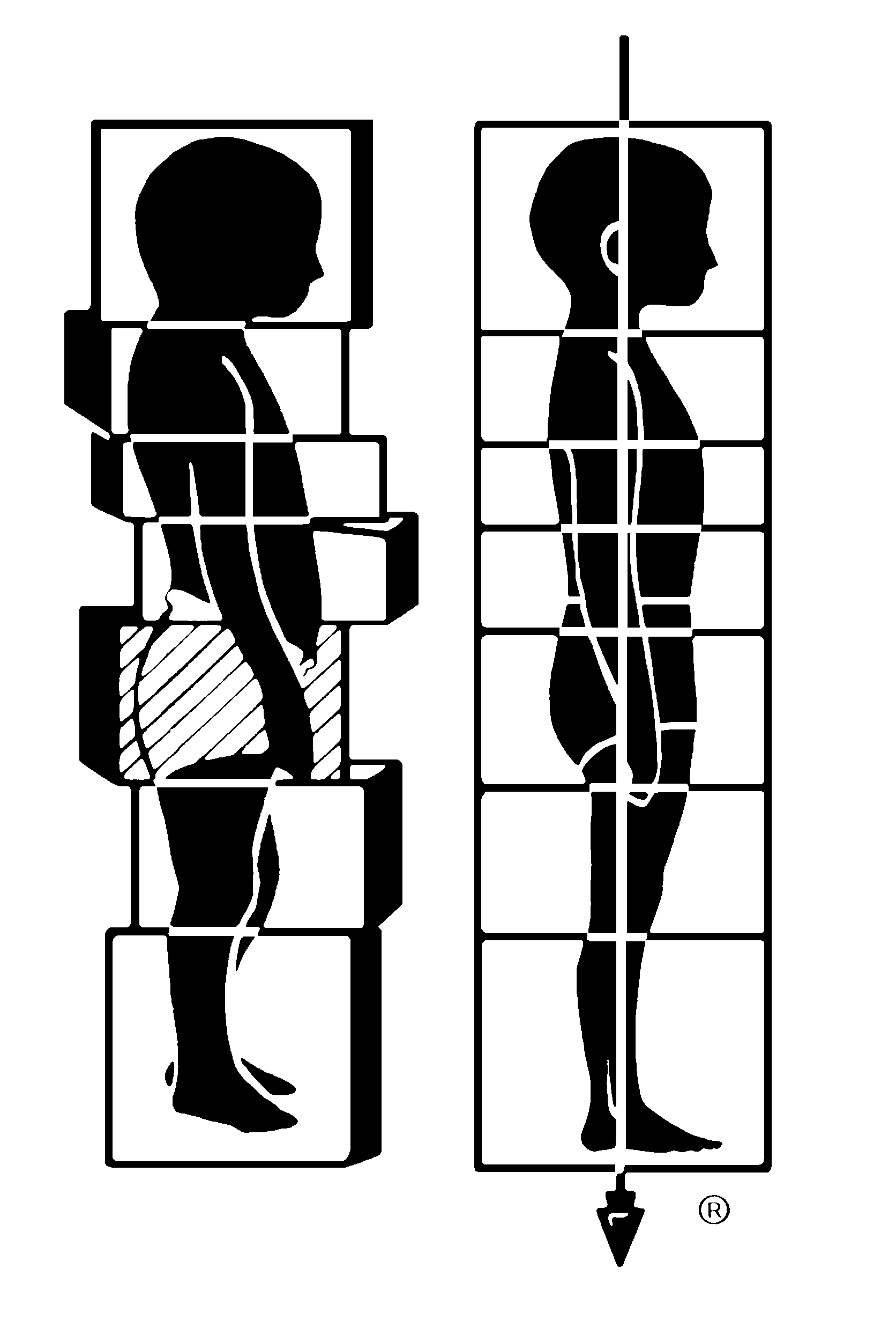 The Rolfing little boy logo