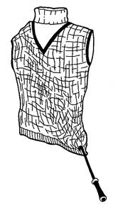 Illustration of a fascial shirt showing how a twist affects the whole fascia